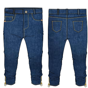 Fashion sewing patterns for GIRLS Trousers Jeans 7869